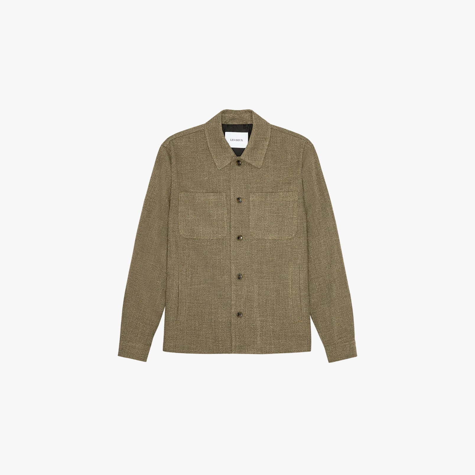 Les Deux OUTERWEAR Marseille Melange Jacket-Teak Brown