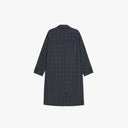 Les Deux OUTERWEAR Mateo Check Coat-Dark Navy