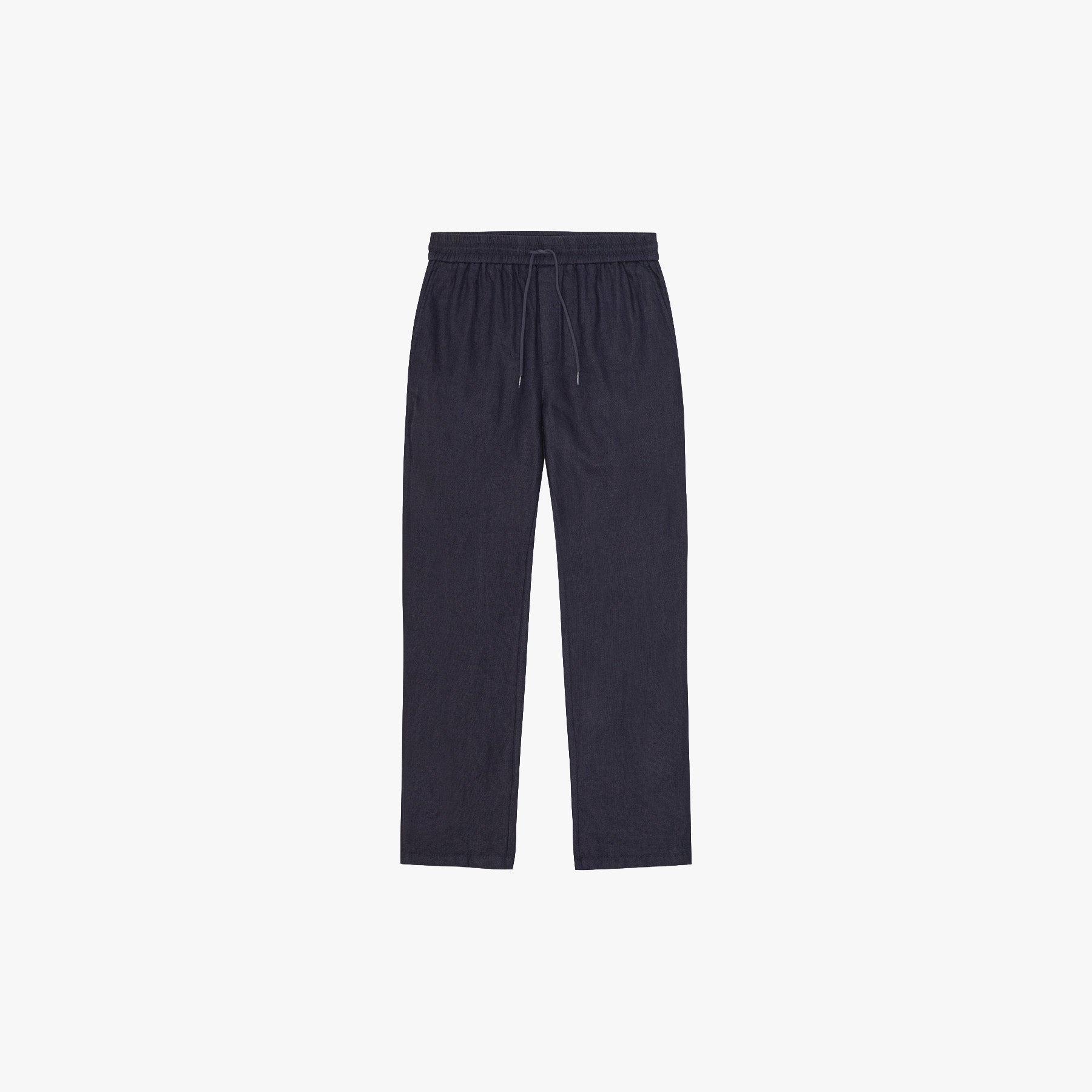 Les Deux PANTS Patrick Linen Pants-Dark Navy