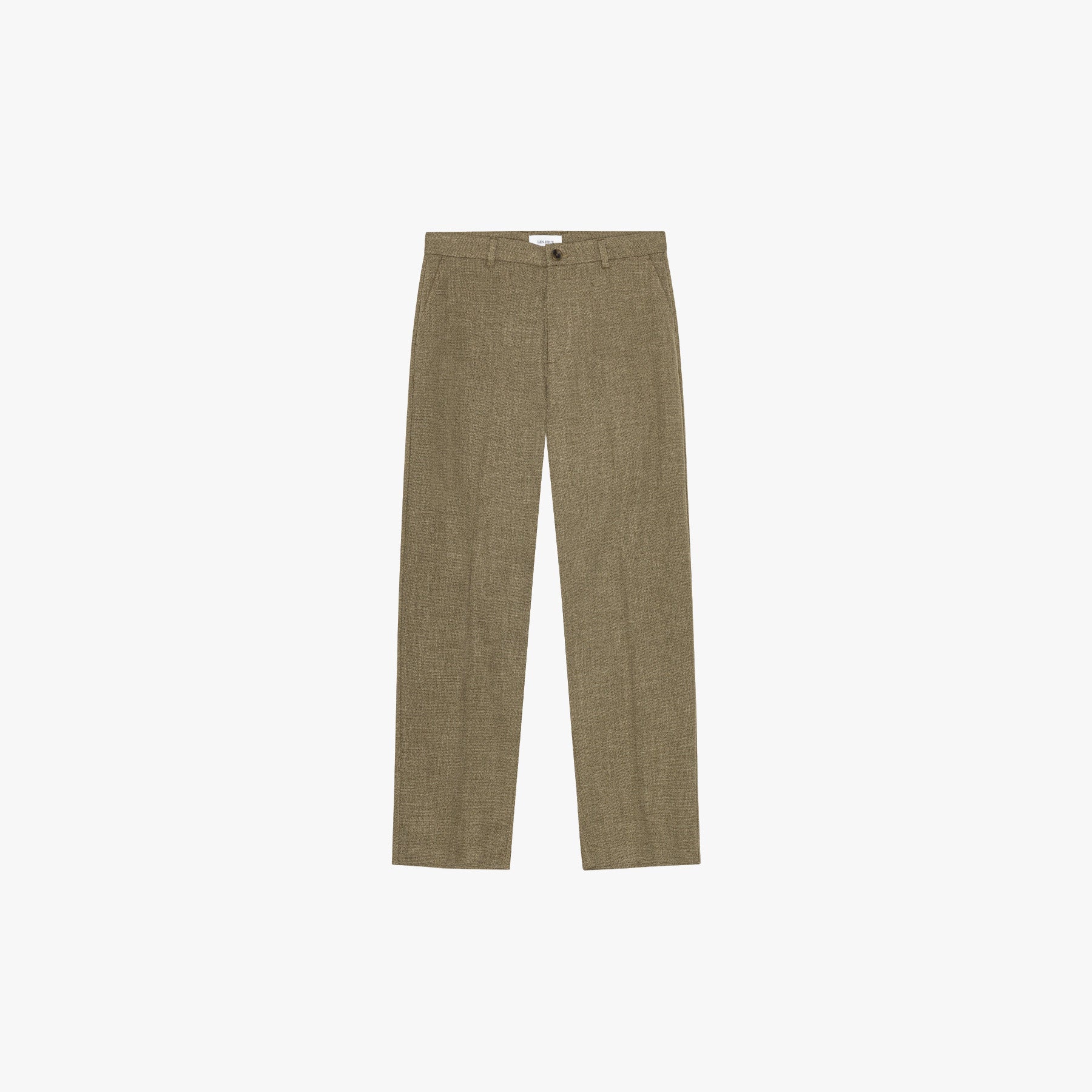Les Deux PANTS Randall Melange Suit Pants-Teak Brown