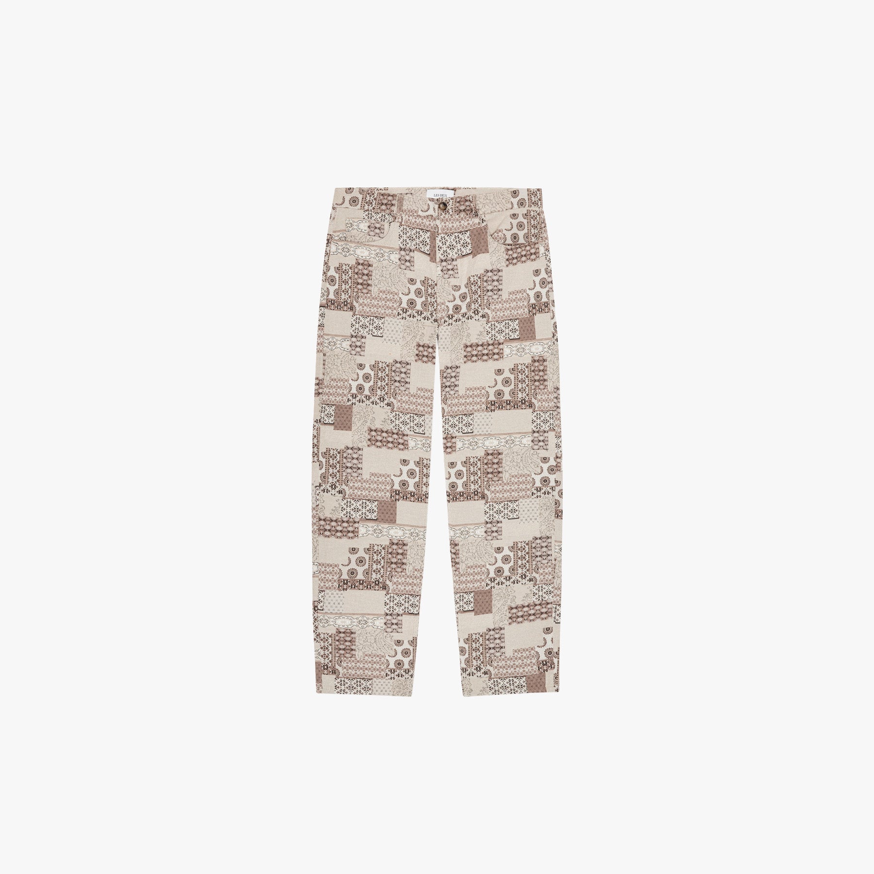 Les Deux PANTS Ryder Patchwork Jacquard Pants