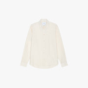 Les Deux Shirt Konrad  Cotton Linen Shirt-Eggnog White