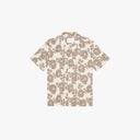 Les Deux SHIRT Lesley Flower Jacquard Ss Shirt-Ivory