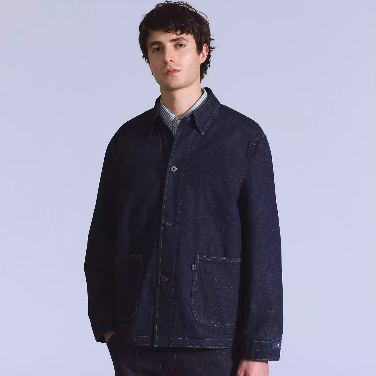 Levis Coat Naval Sack Coat Bright Rinse - Dark Indigo