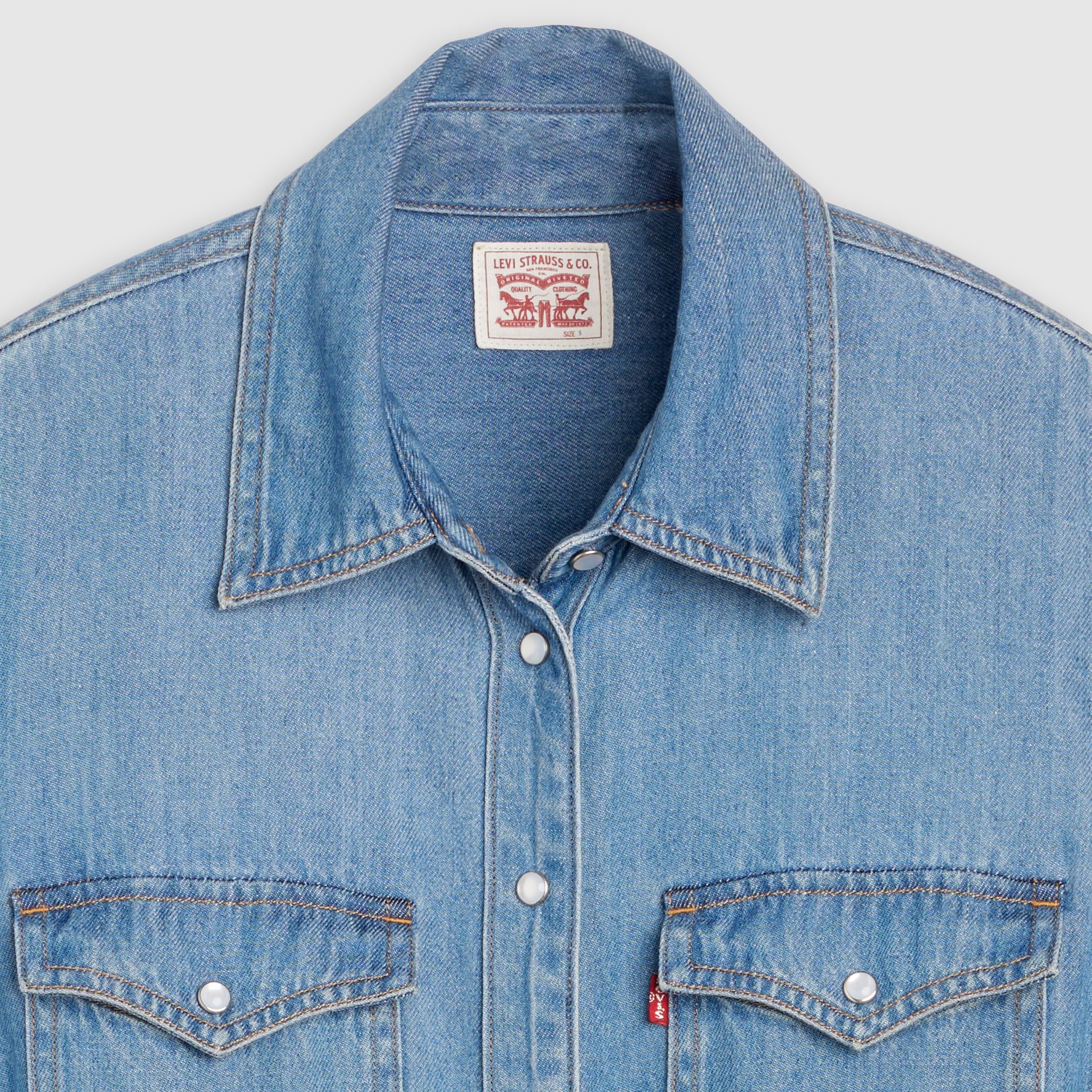 Levis Dresses Quincey Longsleeve Maxi Dress - Bright Mid Stone