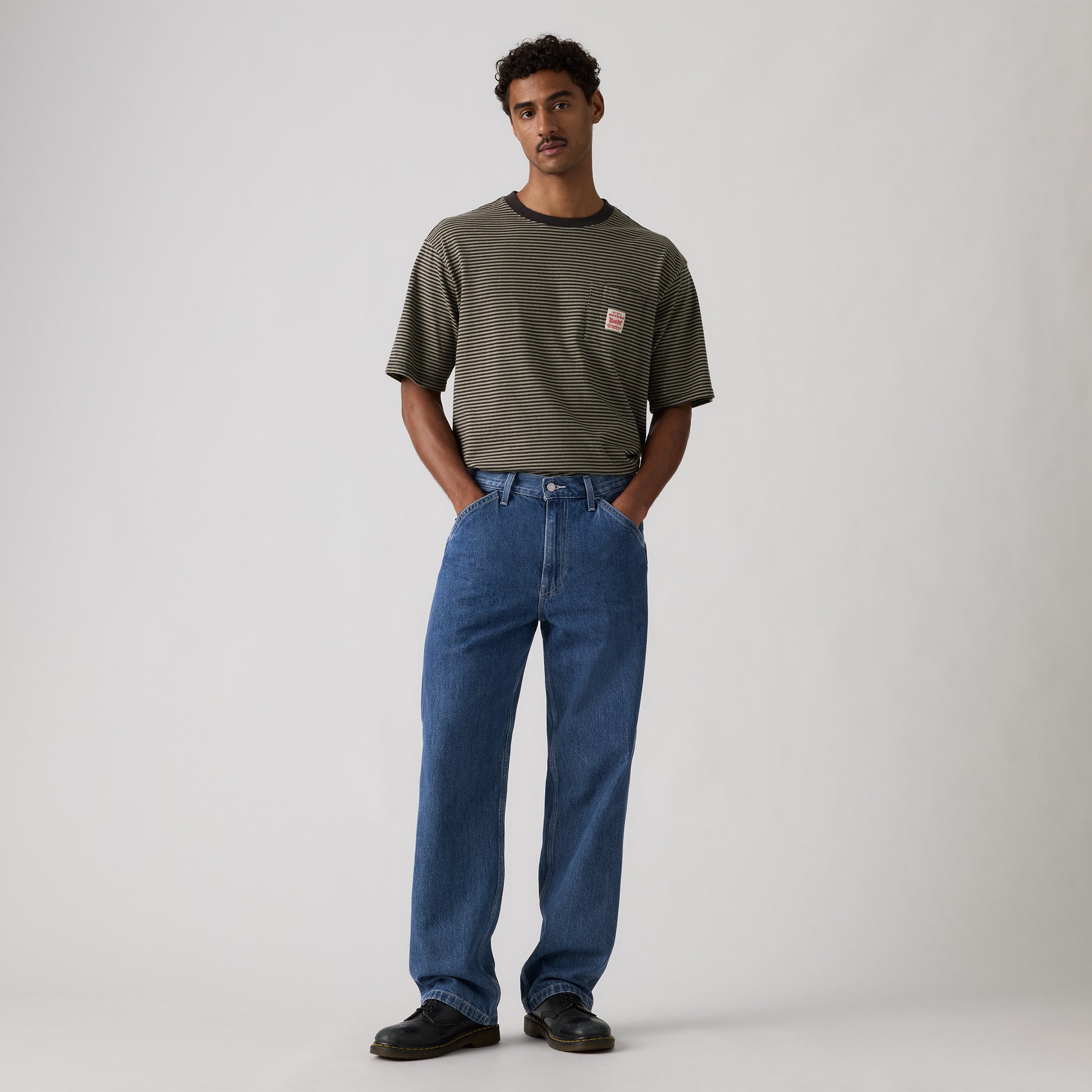 Levis M Denim 568 Loose Straight Carpenter - Safe in Charm Medium Indigo