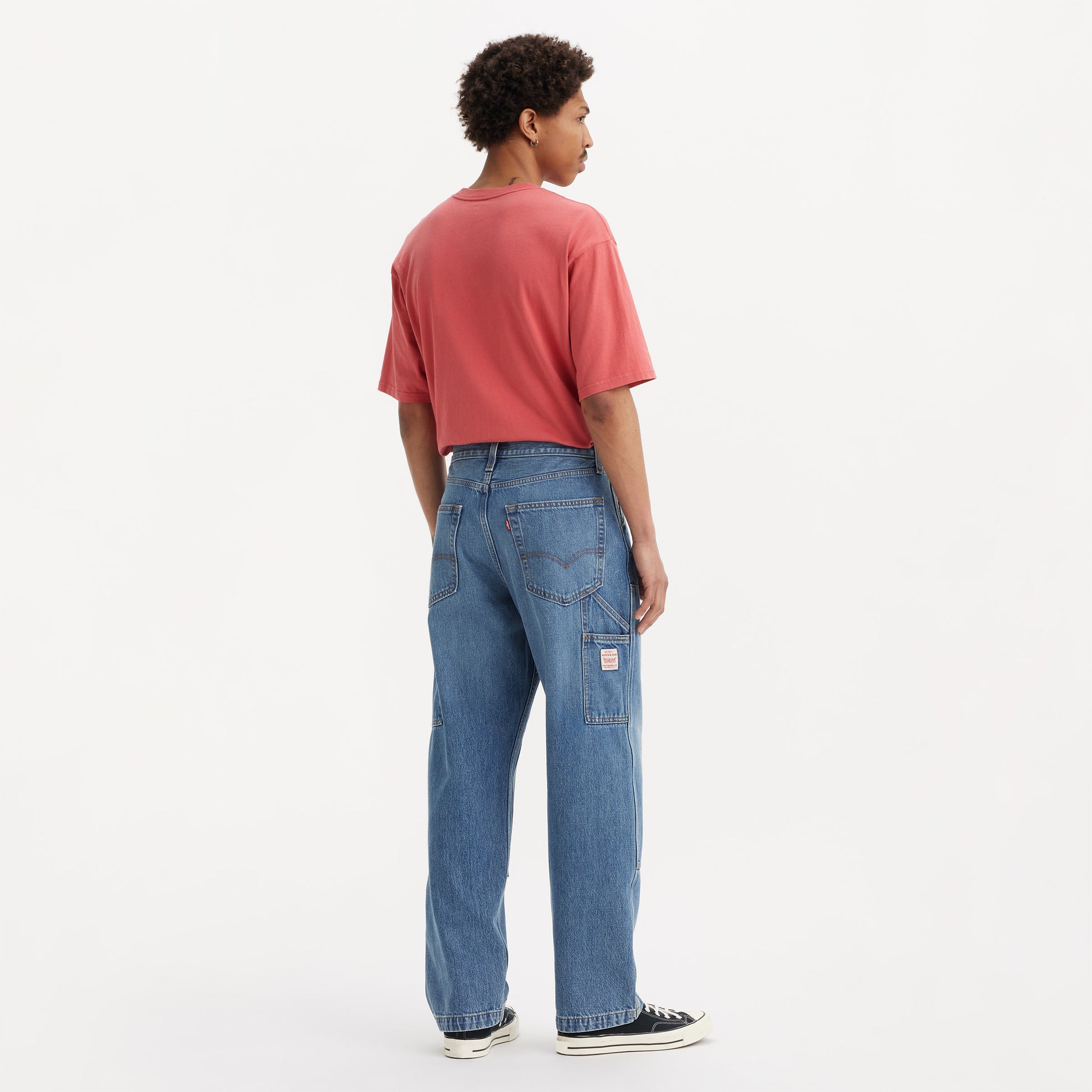 Levis M Denim 568 Loose STRT Double Knee Detroit Wash - Medium Indigo