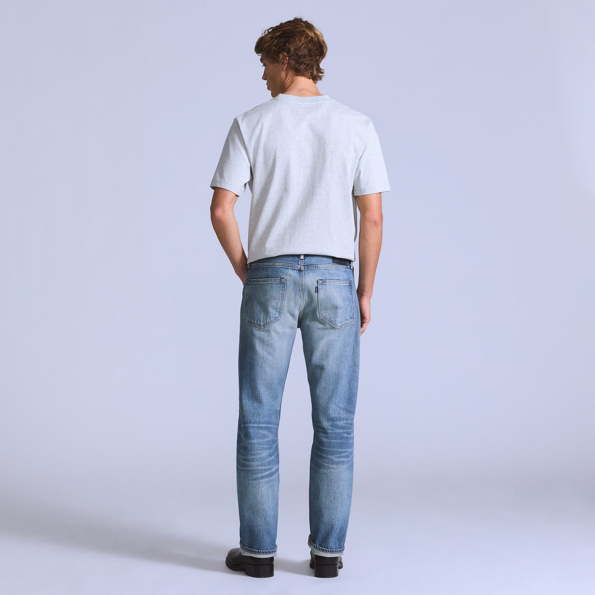 Levis M Denim Blue Tab Anchor Relaxed - Saddle Rock Mij Medium Indigo