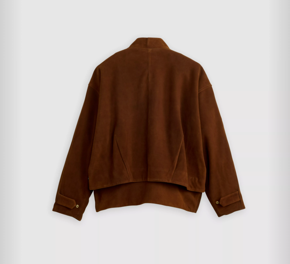 Levis M Jacket Blue Tab Suede Bomber - Toffee