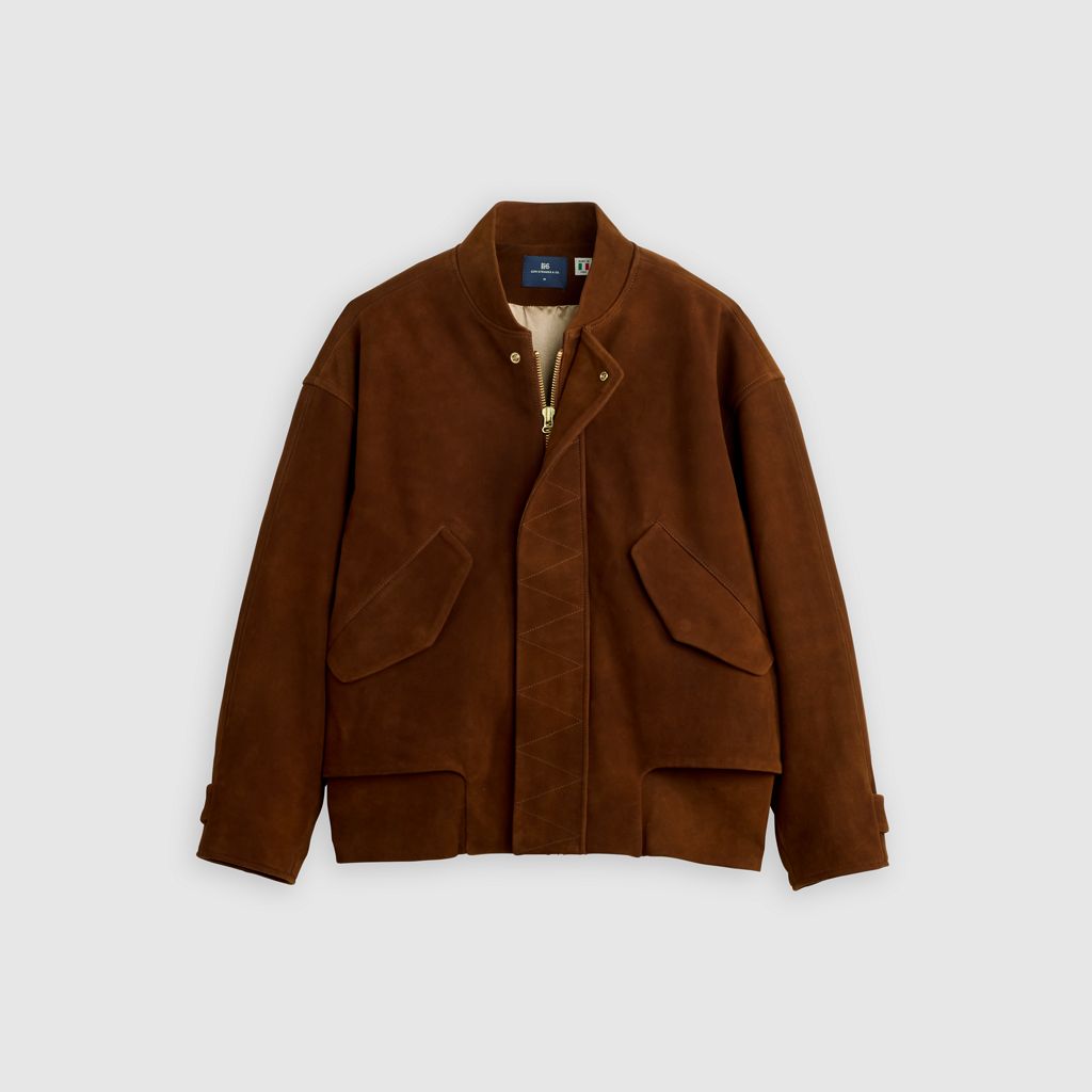 Levis M Jacket Toffee / S Blue Tab Suede Bomber - Toffee