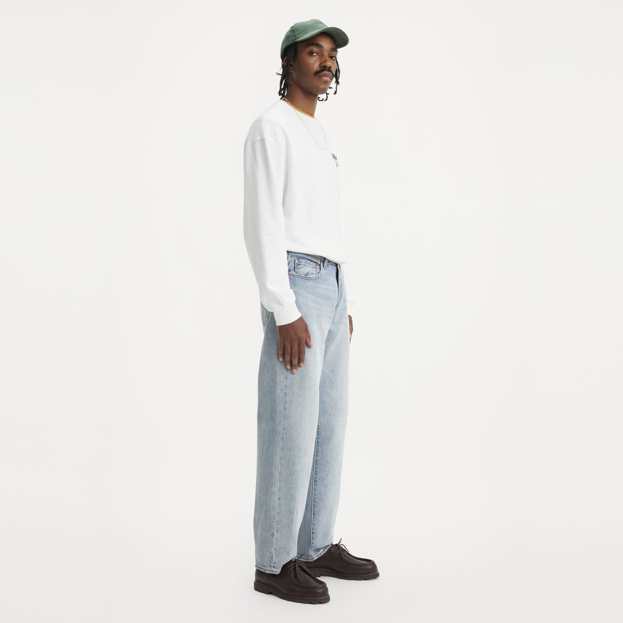 Levis M Pants 568 Loose Straight - Baby Blue Essentials