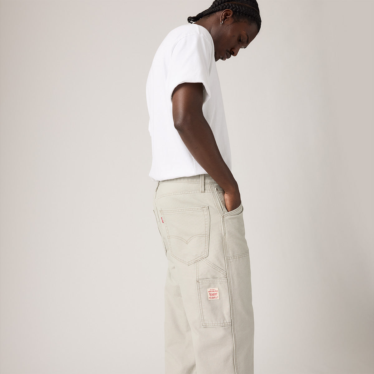 Levis M Pants 568 Loose Straight Double Knee