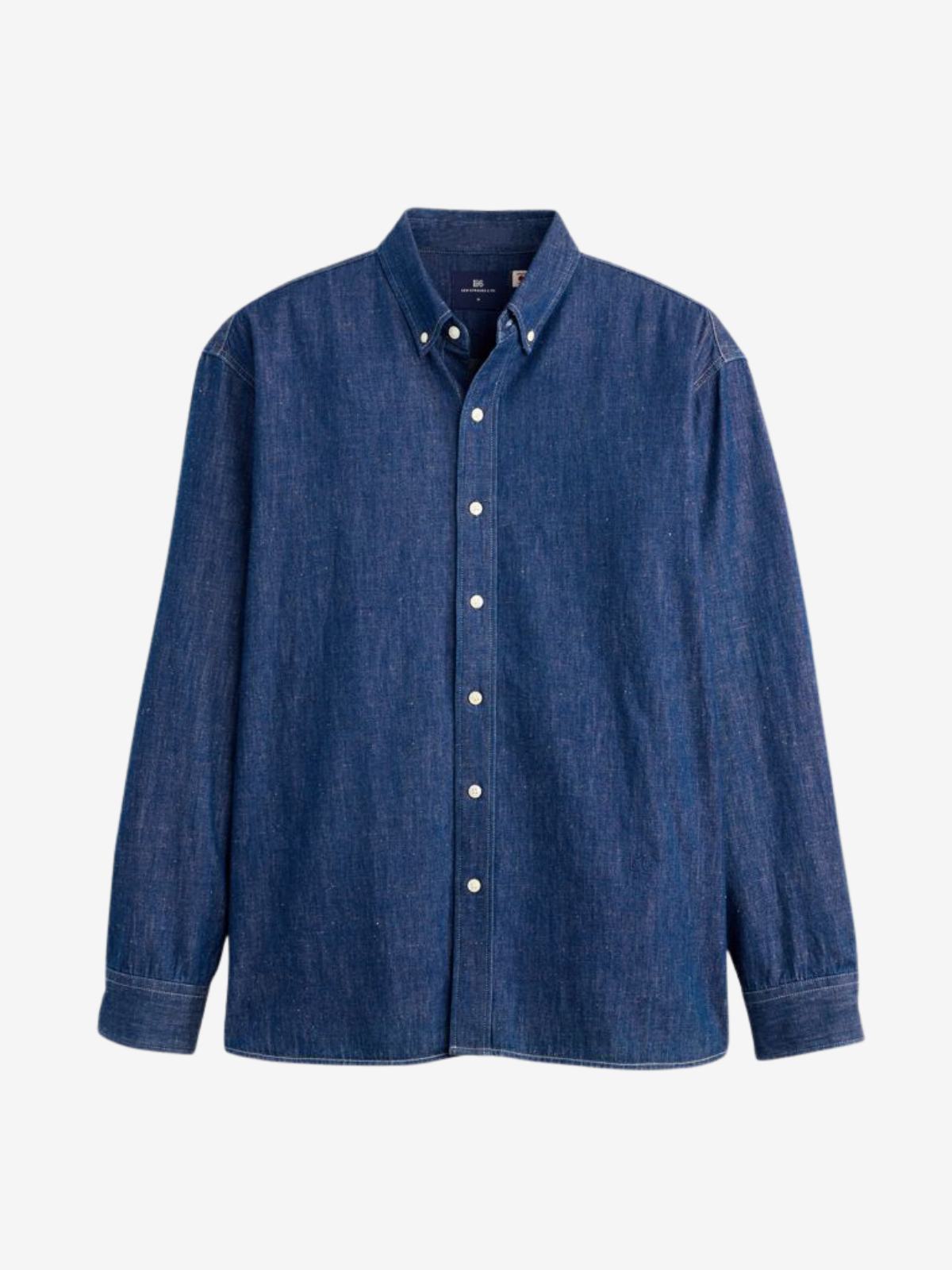 Levis M Shirt S Blue Tab Relaxed Button Down - Dark Indigo MOJ