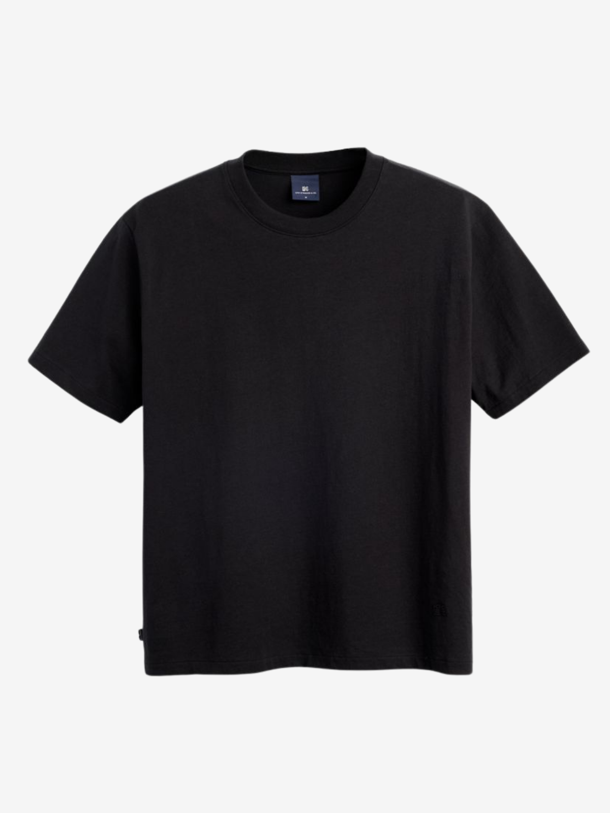 Levis M Shirt S Blue Tab Relaxed Tee - Jet Black