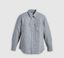 Levis M Shirts Relaxed Fit Western - Grand Dark Railroad Stripe