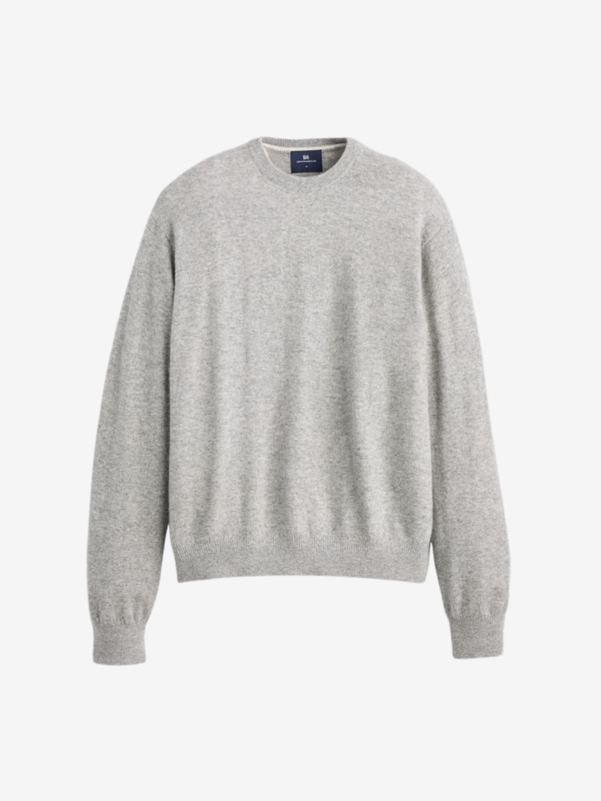 Levis M Sweater S Blue Tab Cashmere Sweater - BT Stone Grey