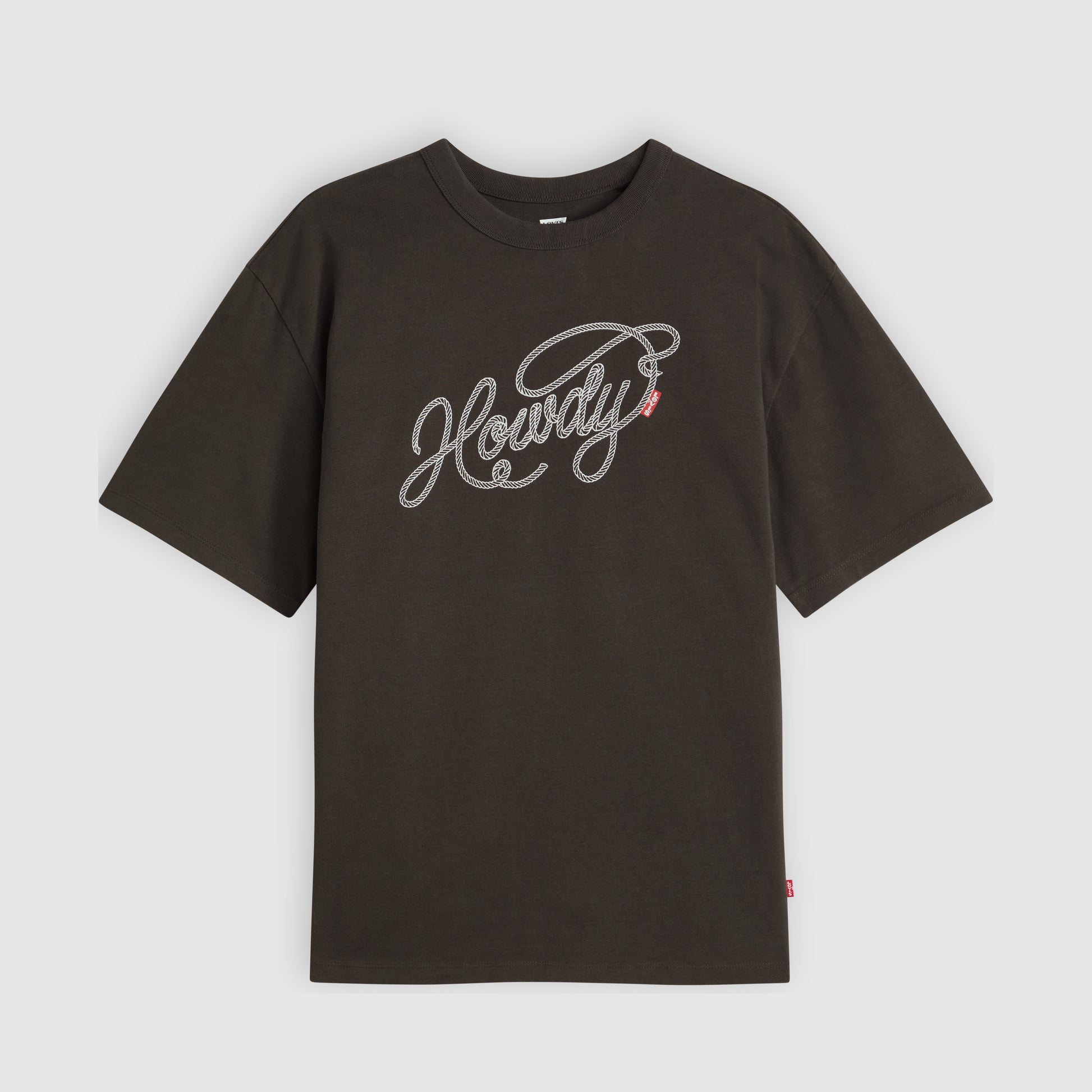 Levis Short Sleeve Tees Black / XS Tabor Tee Howdy Script Pirate - Black