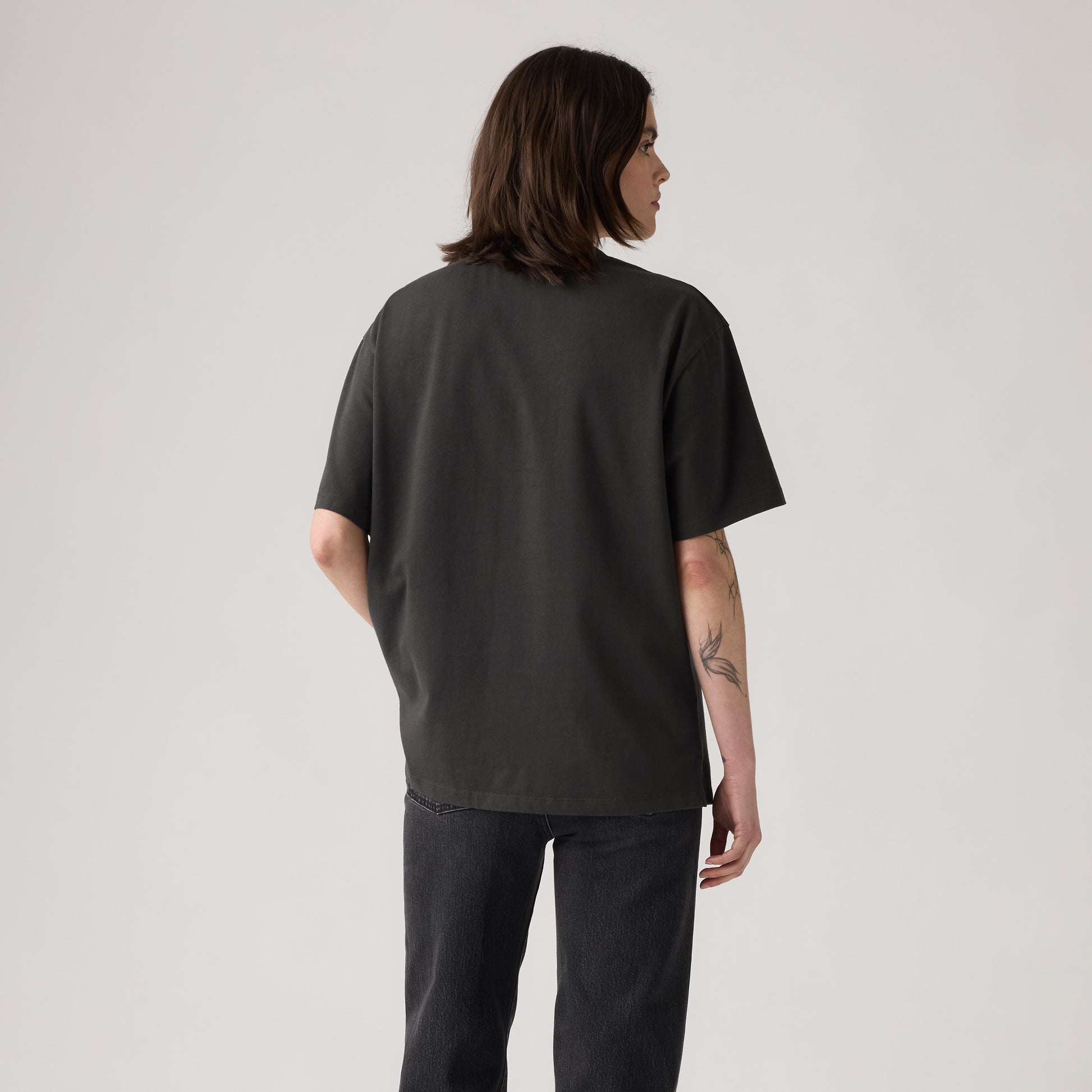 Levis Short Sleeve Tees Tabor Tee Howdy Script Pirate - Black