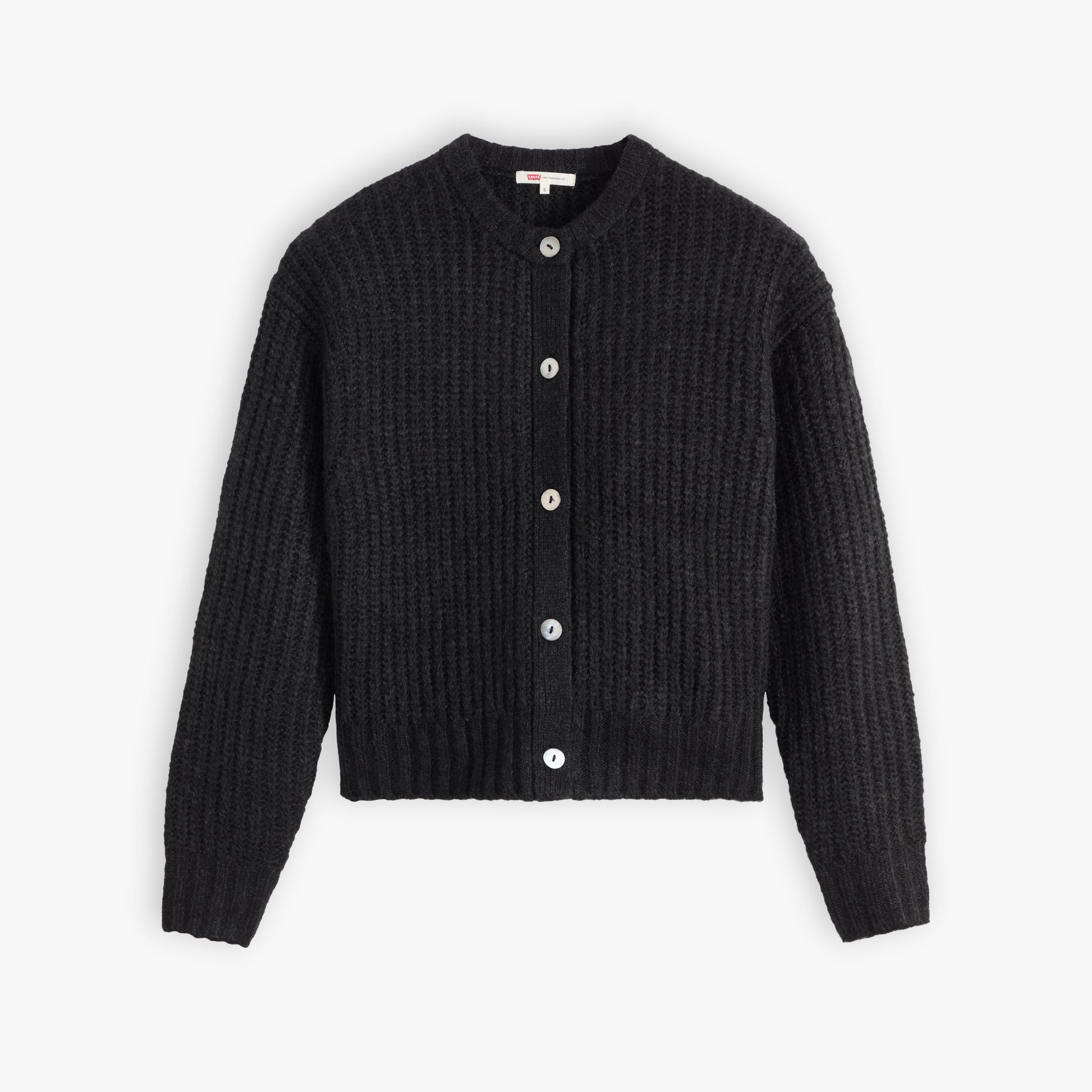 Levis Sweaters Anthracite Night / XS Luna Shell Button Cardigan - Anthracite Night