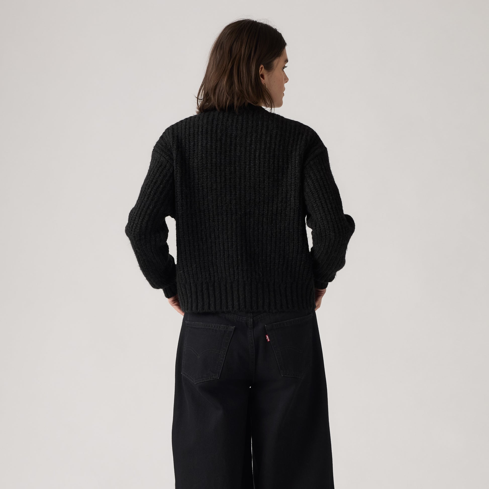 Levis Sweaters Luna Shell Button Cardigan - Anthracite Night