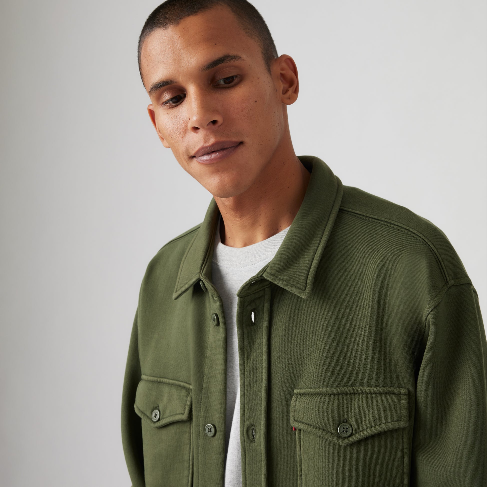 Levis Sweatshirts Bayview Soft Worker Sweatshirt - Kombu Green