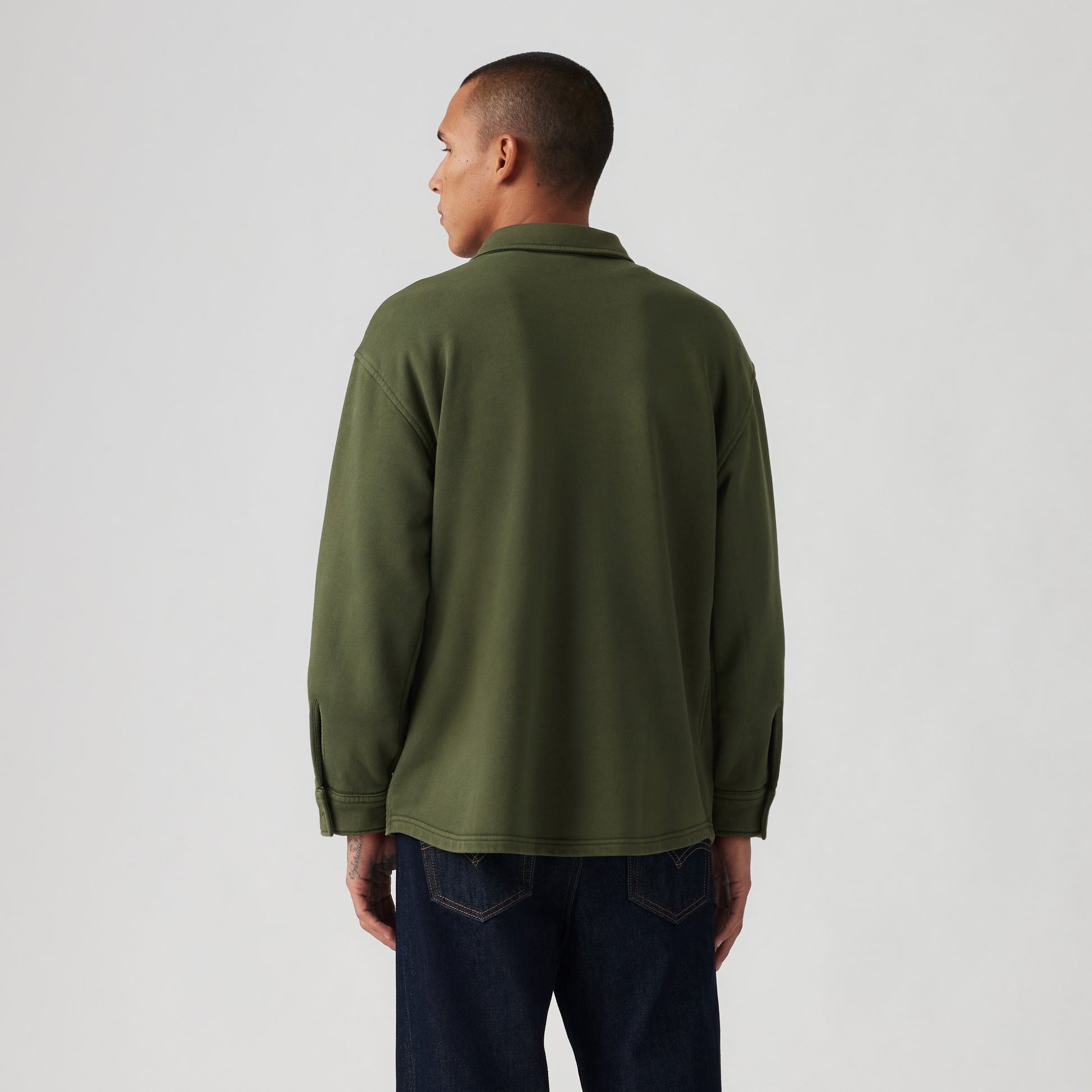 Levis Sweatshirts Bayview Soft Worker Sweatshirt - Kombu Green