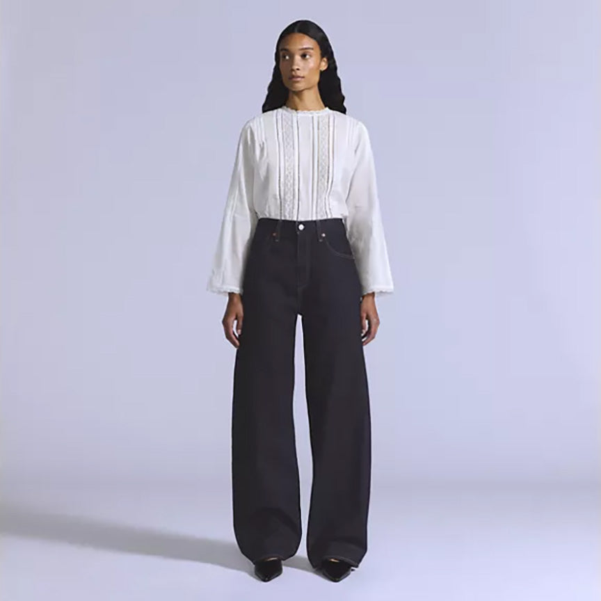 Levis W Denim Blue Tab Drop Barrel - New Rinse MOJ Dark Indigo