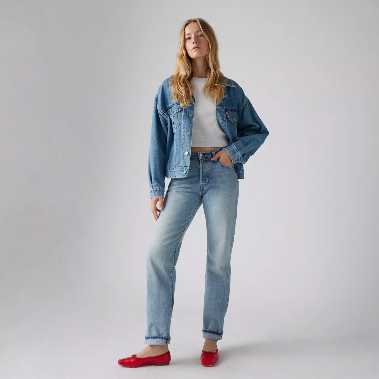 Levis W Denim Piece Of History Selvedge / 24x30 501 90s