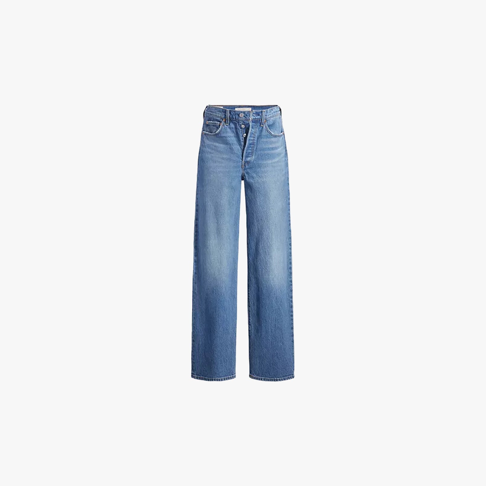 Levis W Denim Ribcage Full Length -  Dance Around Medium Indigo