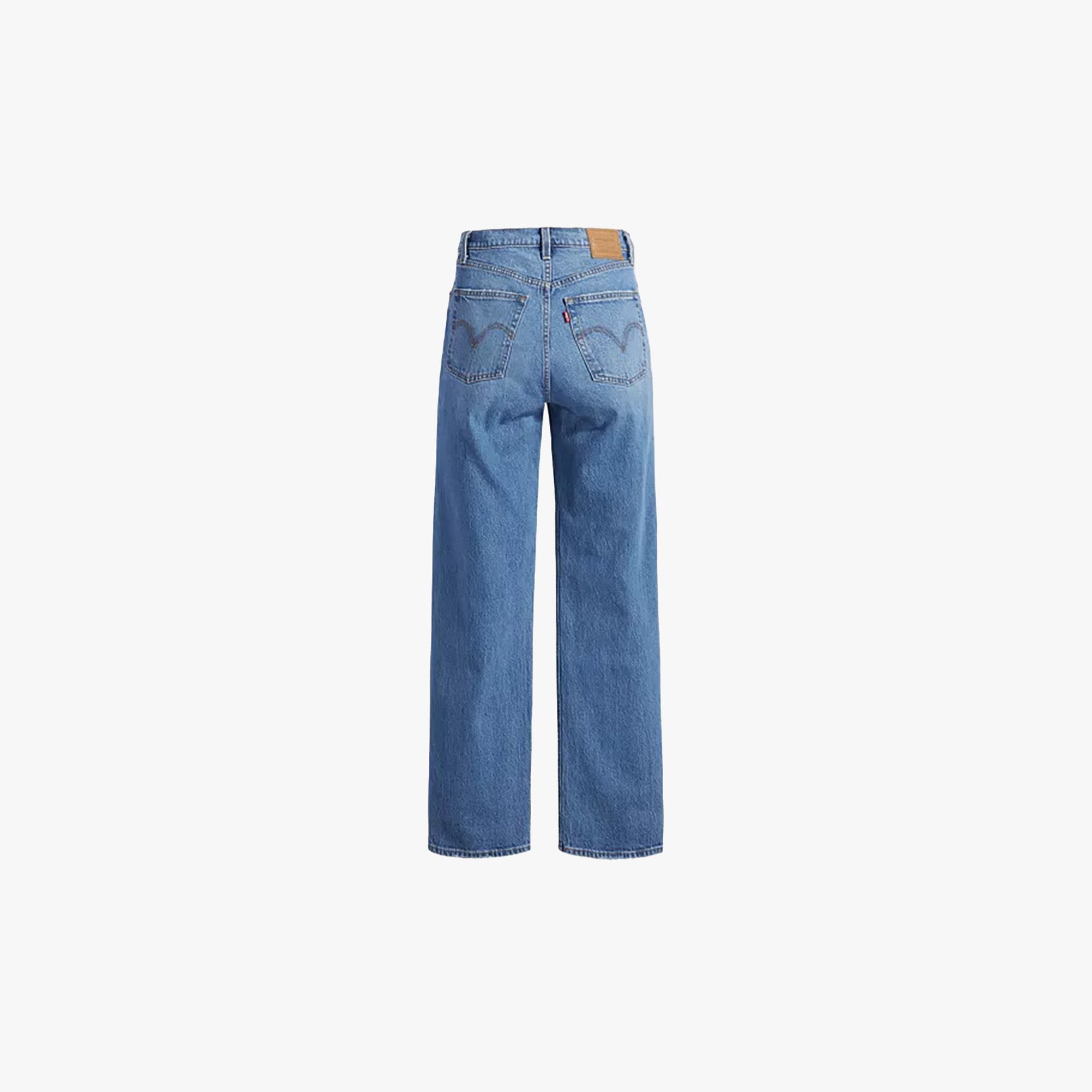 Levis W Denim Ribcage Full Length -  Dance Around Medium Indigo