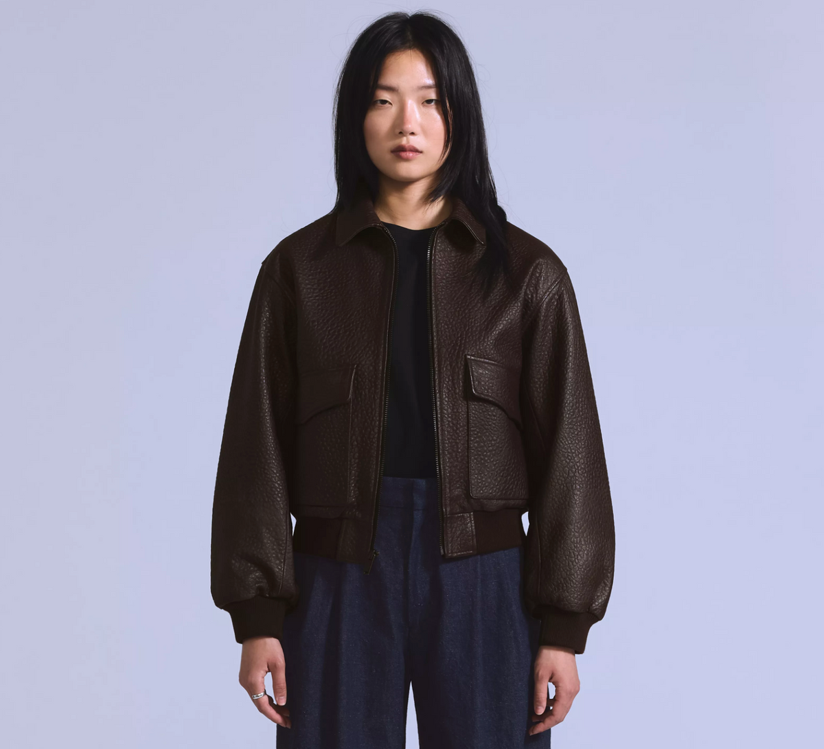 Levis W Jacket Blue Tab Flight Jacket - Ganache