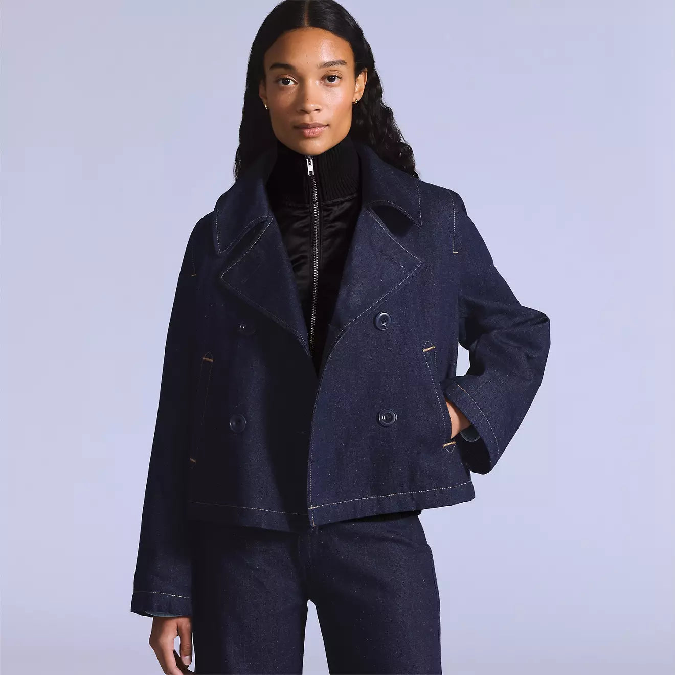 Levis W Jacket Mariner Peacoat Rinse Moj