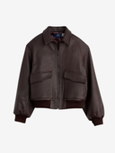 Levis W Jacket S Blue Tab Flight Jacket - Ganache