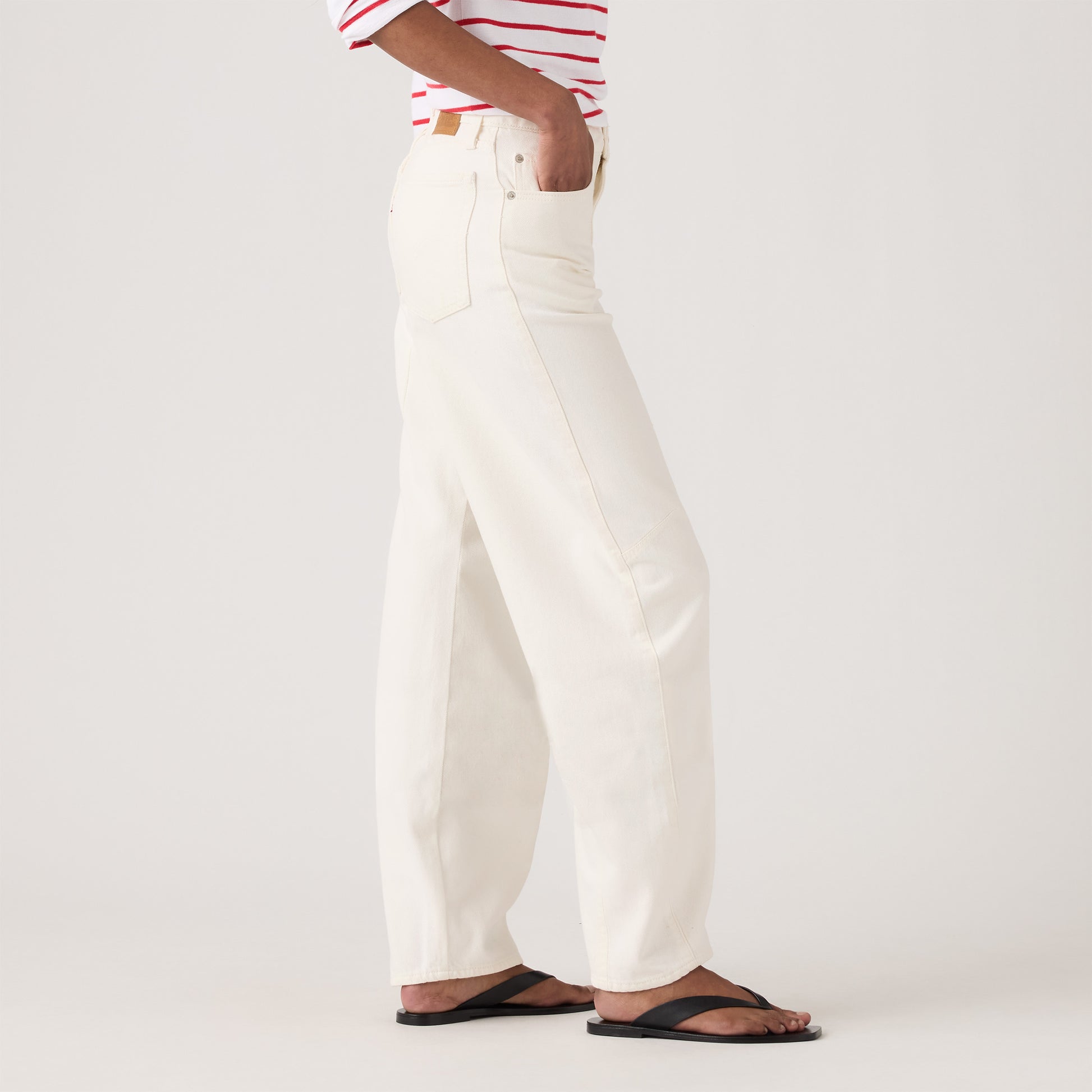 Levis W Jeans Baggy Dad Barrel - Truth Slip White