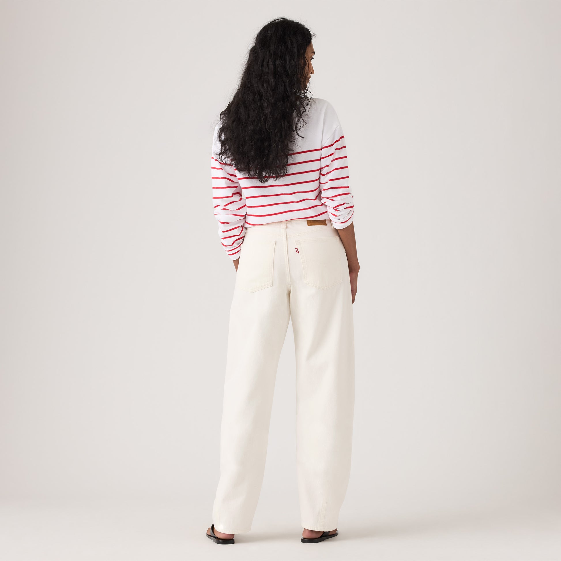 Levis W Jeans Baggy Dad Barrel - Truth Slip White