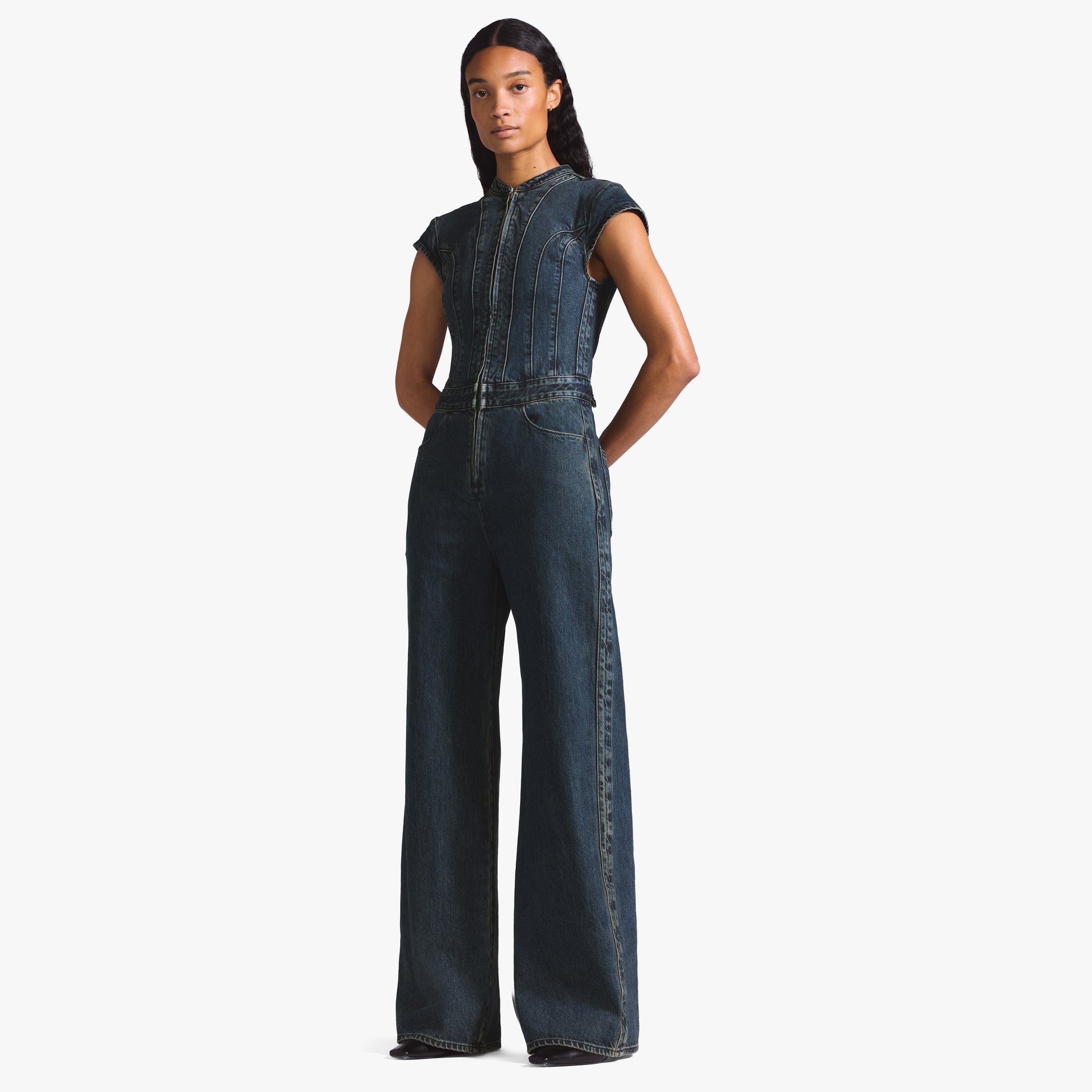 Levis W Jumpsuits Moto Jumpsuit - Black Pearl Moj