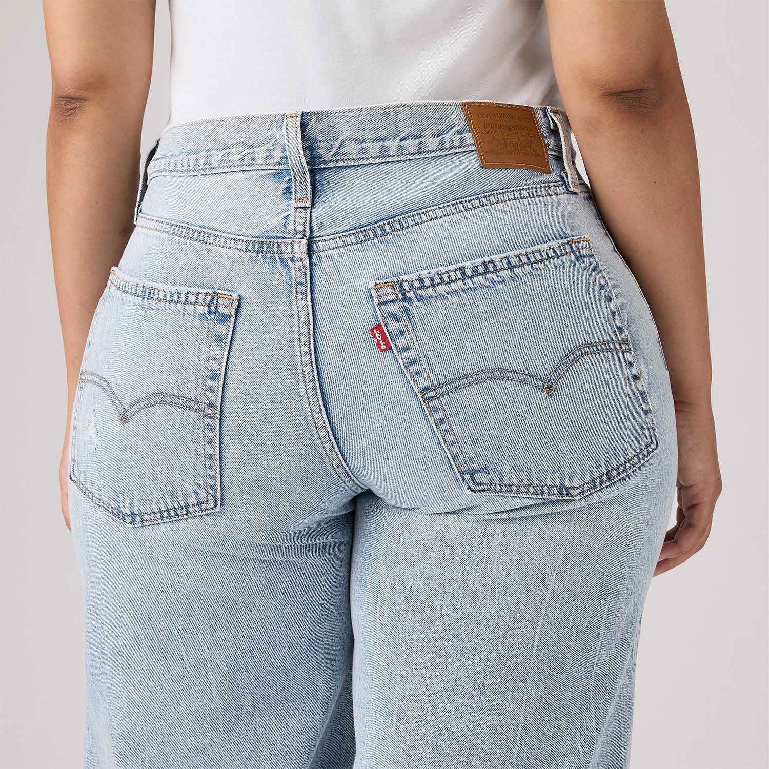 Levis W Pants Baggy Dad -  Fan Flare Light Wash