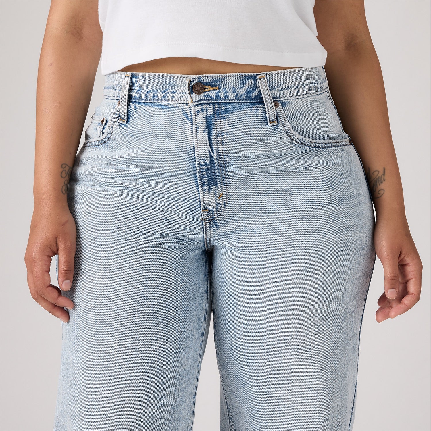 Levis W Pants Baggy Dad -  Fan Flare Light Wash