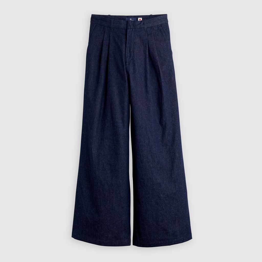 Levis W Pants BT Trouser Rinse / 25x31 Blue Tab Denim Pleat Trouser - BT Trouser Rinse