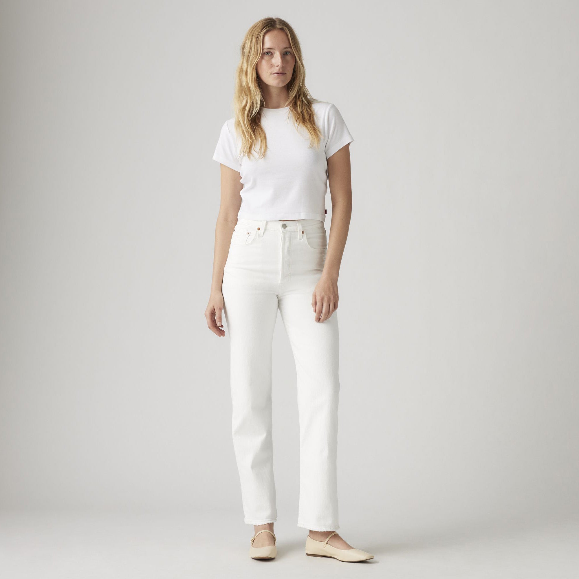 Levis W Pants Ribcage Straight Ankle, Cloud Over