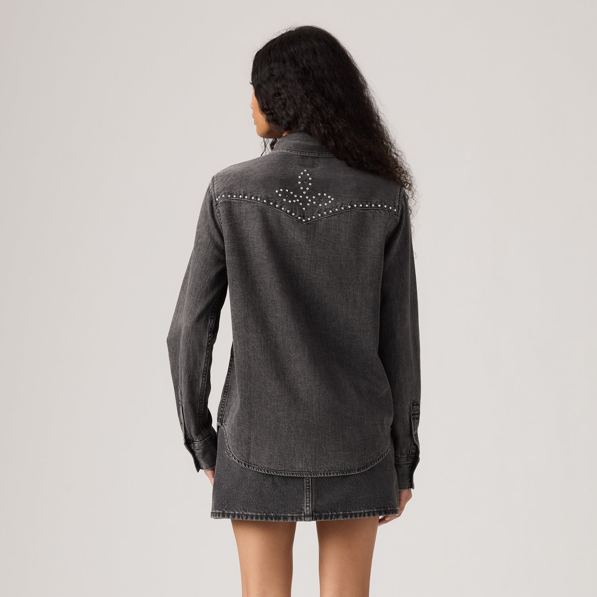 Levis W Shirt Iconic Western Shirt - Bejewled