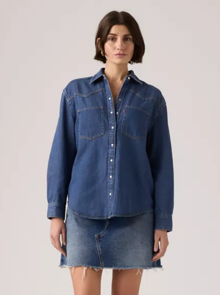 Levis W Shirt Teodora Western Shirt - Air Space 5