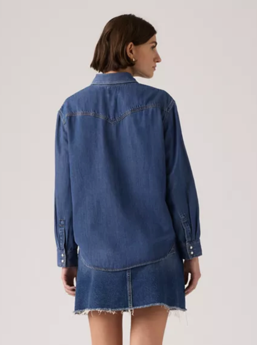 Levis W Shirt Teodora Western Shirt - Air Space 5