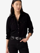 Levis W Shirts Heritage Denim Button Down Shirt - Basic Night Western