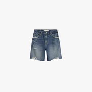 Levis W Shorts Ribcage Short Zip - Like It Love It Dark Indigo