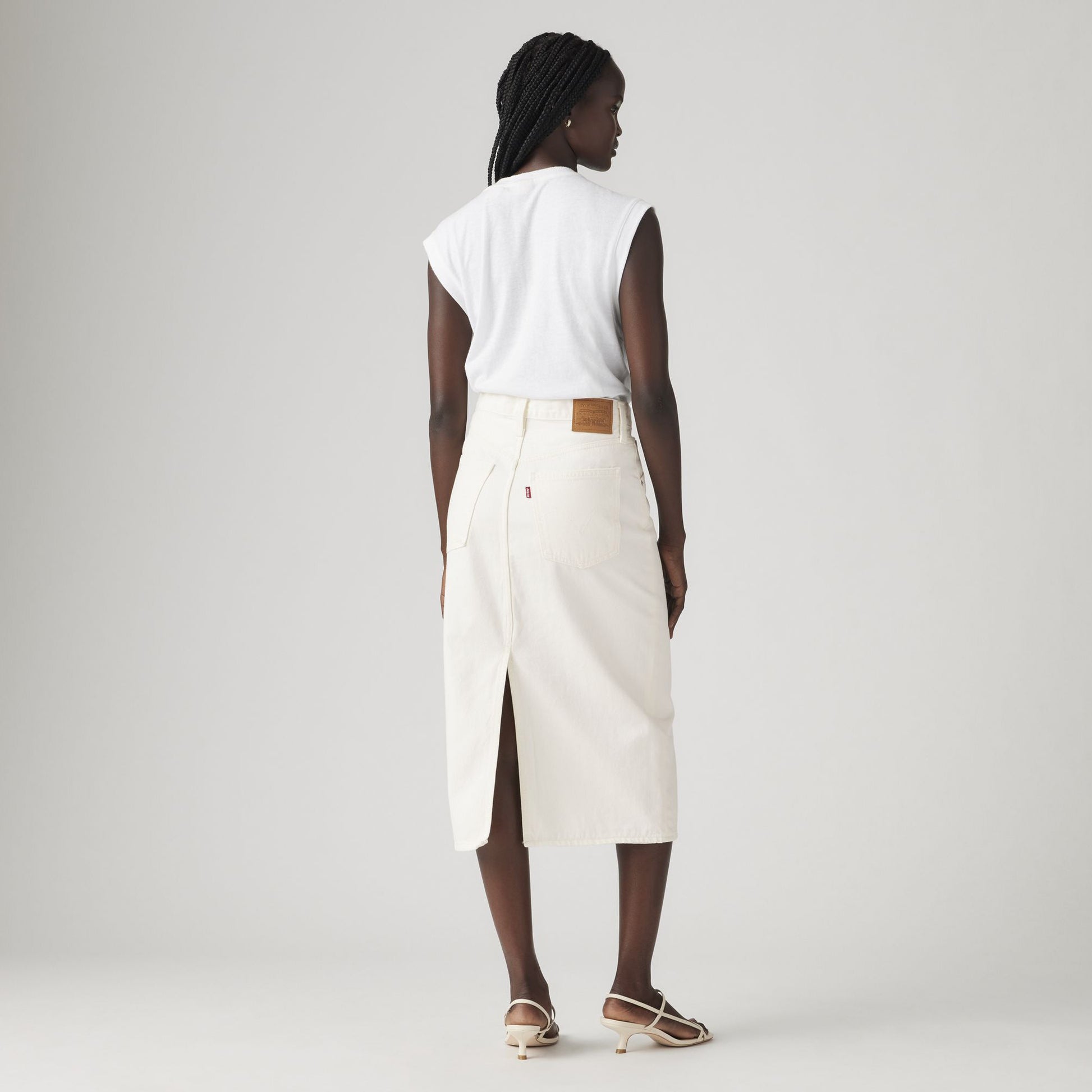 Levis W Skirt HR Back Slit Skirt