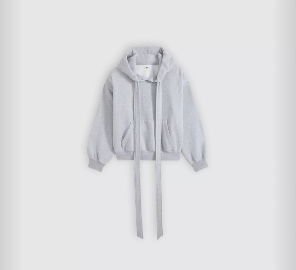 Levis W Sweatshirt Vintage Tied Up Hoodie - Silver Heather Grey