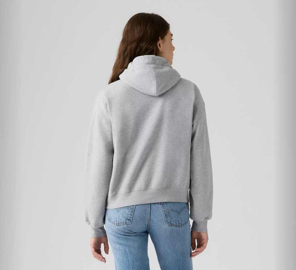 Levis W Sweatshirt Vintage Tied Up Hoodie - Silver Heather Grey