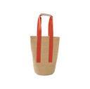 Lola Hats U Bags Cornichon, Nude w/ Orange