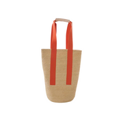 Lola Hats U Bags Cornichon, Nude w/ Orange